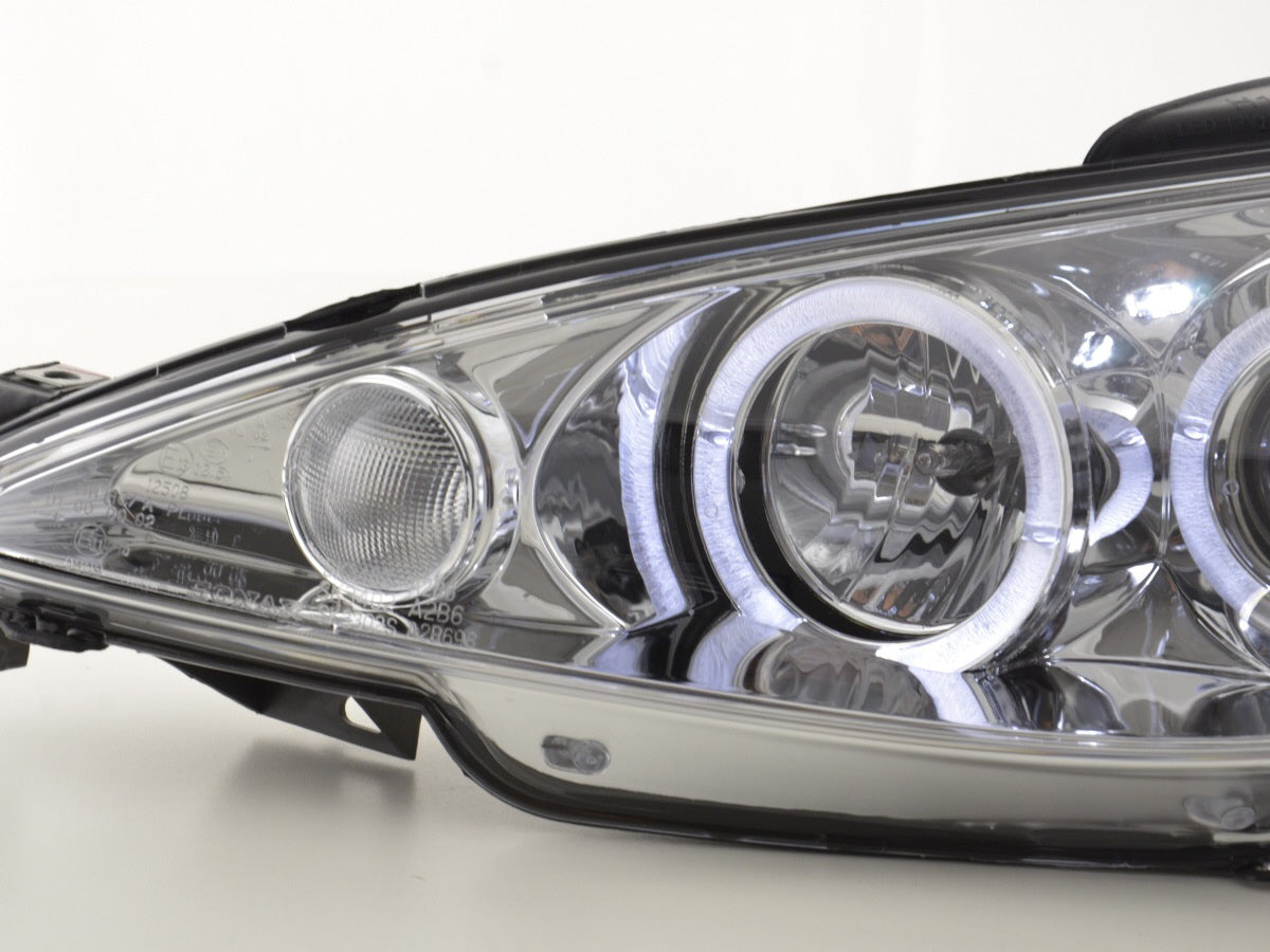 Scheinwerfer Set Peugeot 206 Typ S16 99- 02-05 chrom Scheinwerfer Set Peugeot 206 Typ S16 99- 02-05 chrom